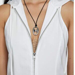 Mango | Metal pendant necklace | NWOT